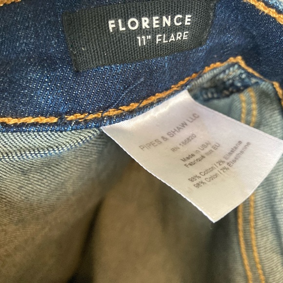 VERONICA BEARD NEW FLORENCE High Rise 11" Flare Jean Size 14/32 - Picture 4 of 9